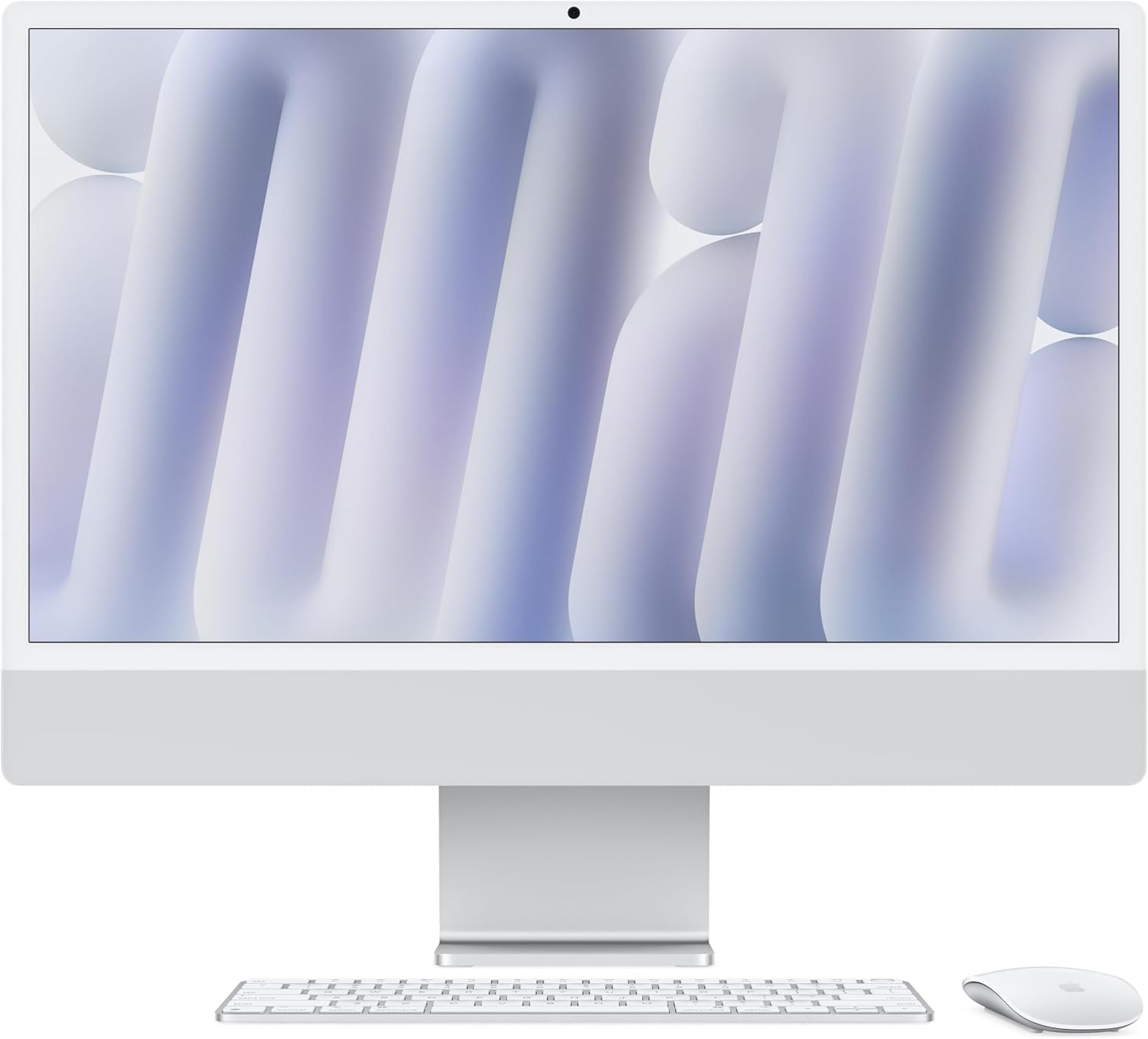 2024 Apple iMac with Apple M4 chip 10-core (24-inch, 16GB RAM, 256GB SSD Storage) Silver (Renewed)