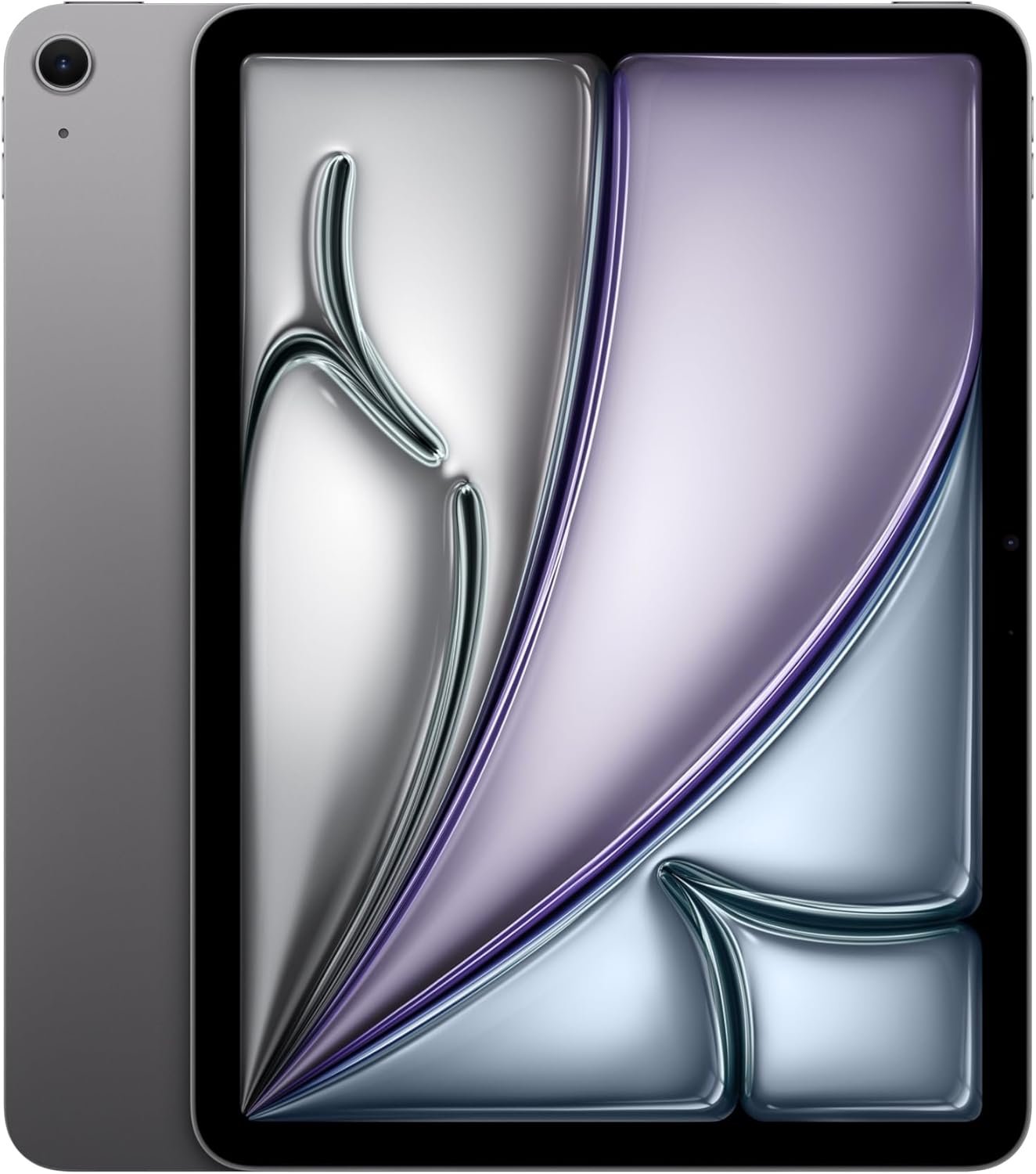 Apple iPad Air 11-inch (M4): Liquid Retina Display, 256GB, 12MP Front/Back Camera, Wi-Fi 7 with Apple N1, Touch ID, All-Day Battery Life — Space Gray