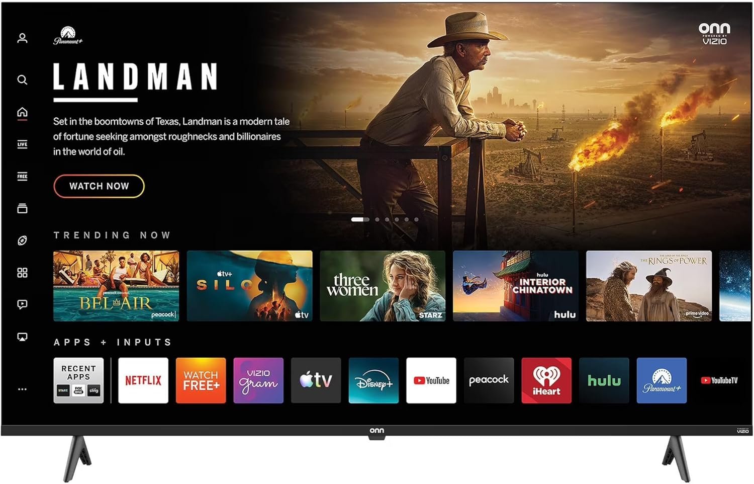 VIZIO Onn 50S4V1 50″ Class 4K (2160p) UHD Powered Smart TV, Crystal Clear Streaming, & Compatible with Apple AirPlay, Google Home, and Alexa (Renewed)