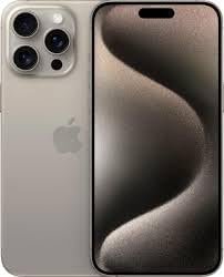 Apple iPhone 15 Pro Max, 256GB, Natural Titanium – Locked to Boost Mobile (Renewed)