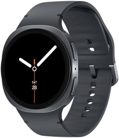 Samsung Galaxy Watch 8 (LTE + Wi-Fi) 44mm (SM-L335) – (Carrier Unlocked) Graphite (Renewed)