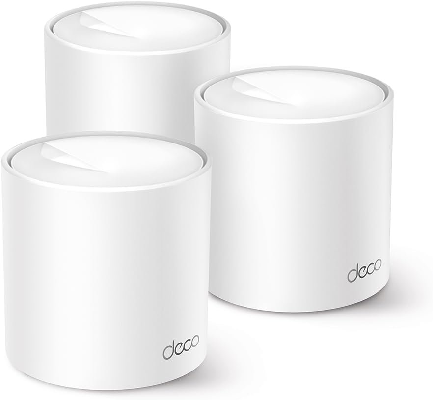 TP-Link Deco W4500 TP-Link Wi-Fi 6 Mesh Router Replacement System 3- AX1500 Mesh Routers Coverage up to 5,600 Sq. ft. Parental Controls Connect up to 120 Devices (Renewed)