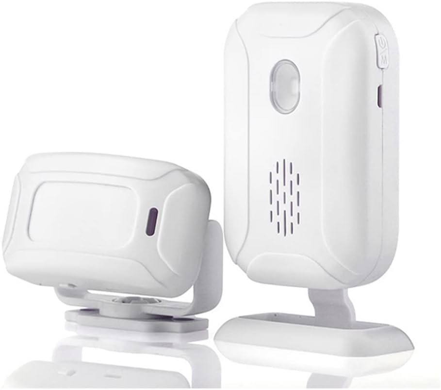 Actpe Motion Sensor Doorbell for Business Entry, Store Welcome Buzzer Monitor, Outdoor Door Chime Kit: Infrared Motion Sensor Detector for Elderly Caregiver Reminder – LED Indicators