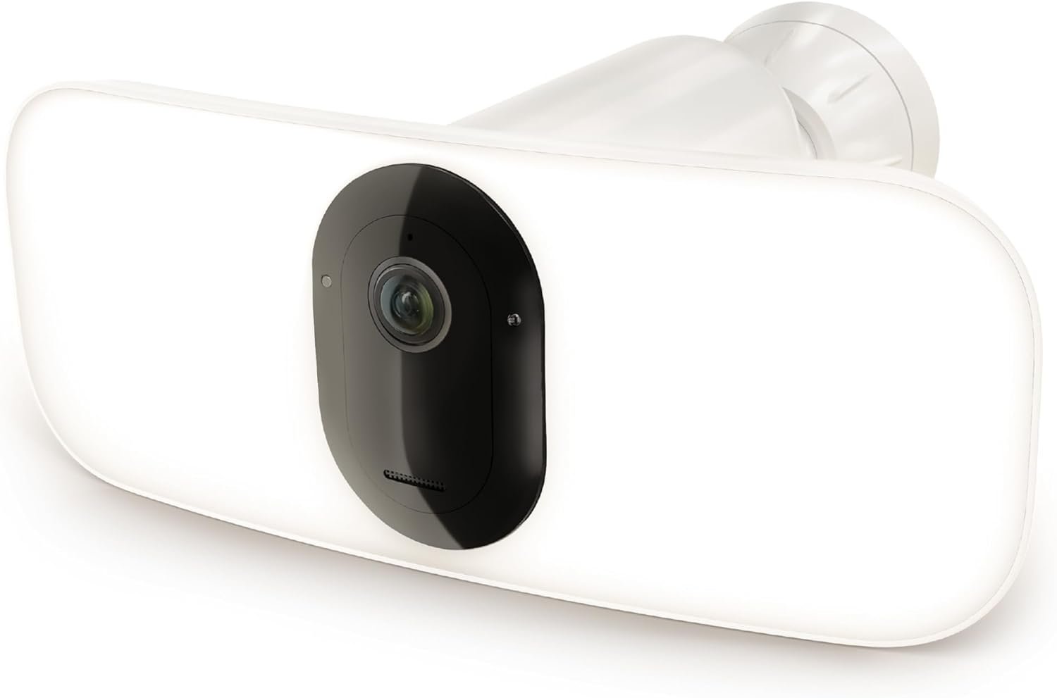 Floodlight Security Camera Wireless Outdoor 2K No Wiring – Arlo Pro 3, Rechargeable Battery, WiFi, Up to 3000 Lumens LED, Person & Vehicle Recognition, Package Detection, Color Night Vision, White