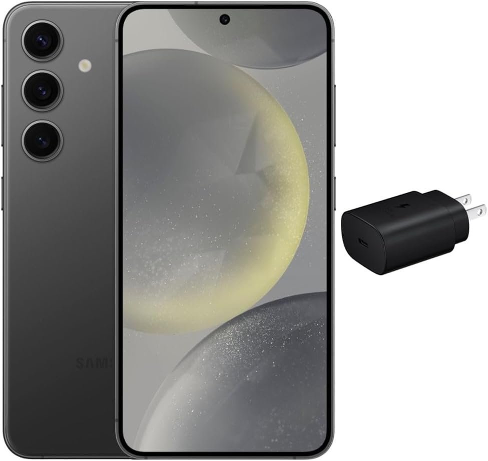 Samsung Galaxy S24+ Plus 5G, 256GB + 12GB RAM, Onyx Black – Unlocked (International Version) (Renewed)