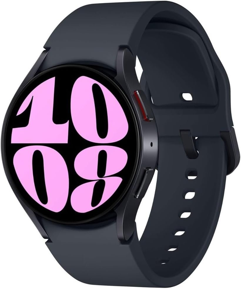 SAMSUNG Galaxy Watch 6 (40mm, WiFi + 4G LTE) 1.3″ Super AMOLED Smartwatch GPS Bluetooth, Fully Unlocked w/Sleep Coaching, Water Resistant, BP Monitor R935U (w/Fast Charger Cube, Graphite) (Renewed)