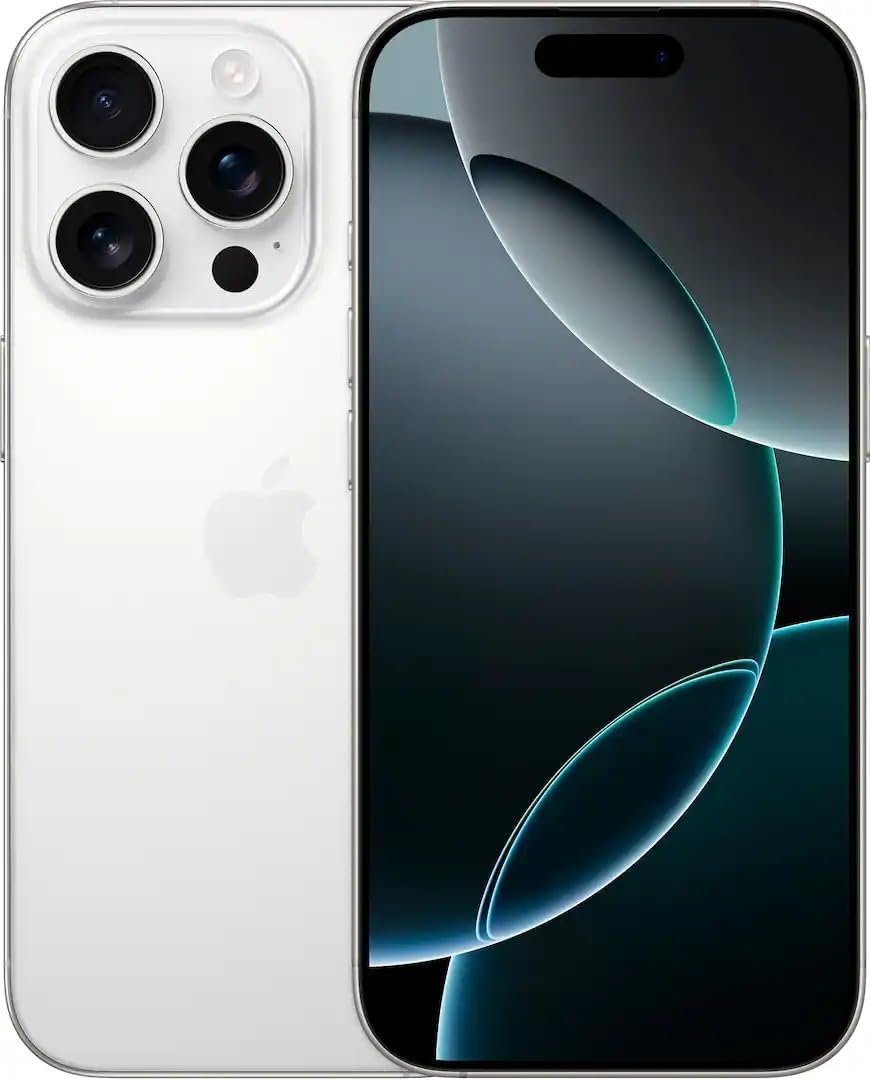 Apple iPhone 16 Pro, US Version, 256GB, White Titanium – Unlocked (Renewed Premium)