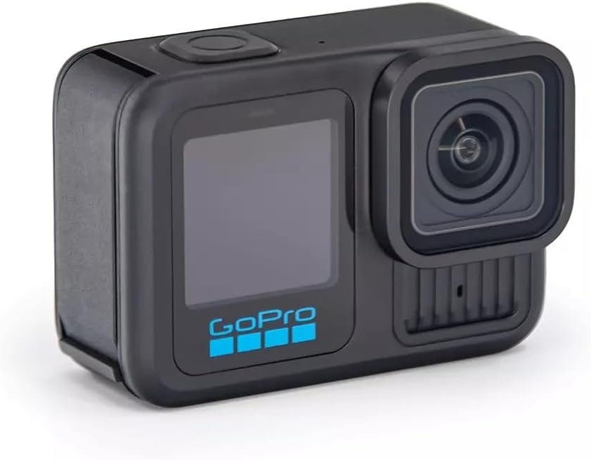 GoPro HERO13 5.3K HDR 27MP Black Action Camera with Accessory Bundle – Includes – 2 Enduro Batteries, 1 Curved Adhesive Mounts, 128GB SanDisk MicroSD Card, and Carrying Case (Renewed)