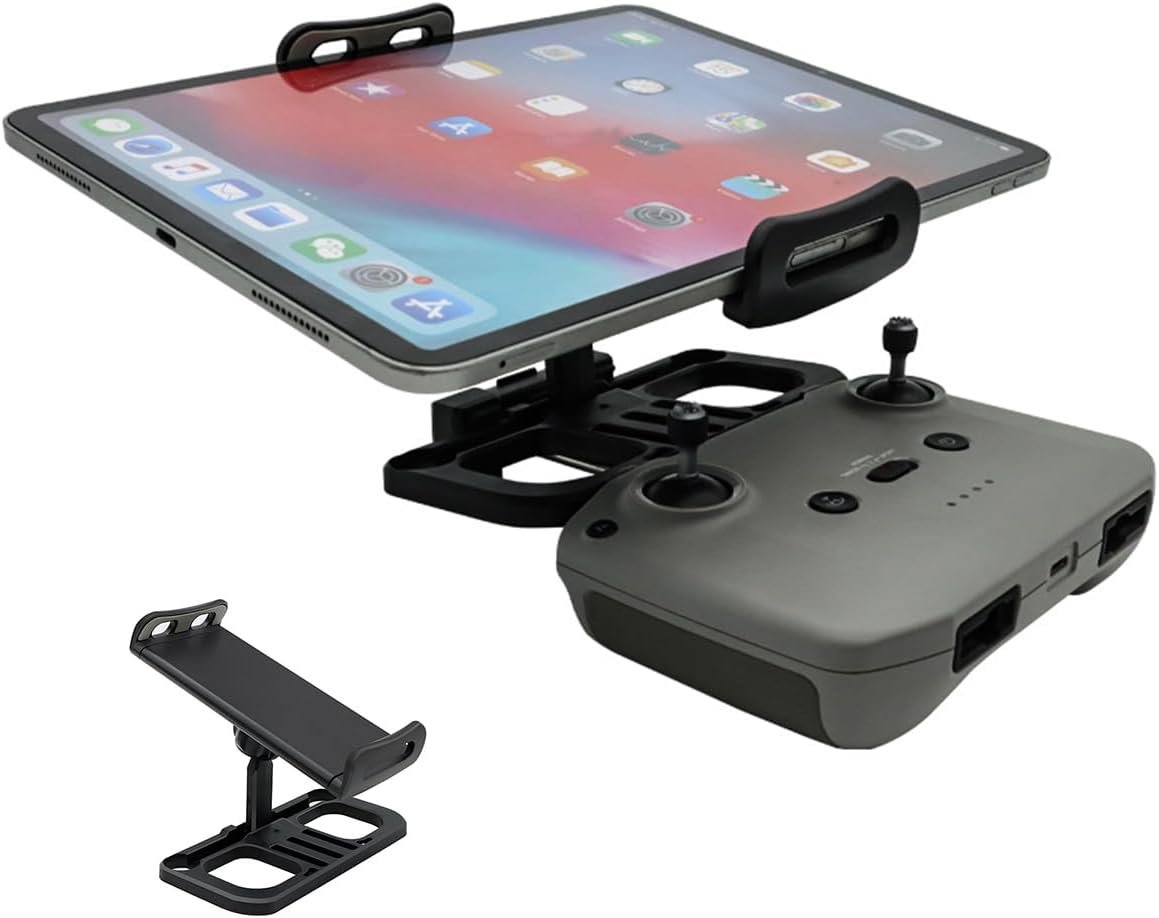 Drone Tablet Mount Holder for DJI Controllers – Adjustable 4.7-12.9″ Bracket Compatible with Dji Mavic 2/Zoom/Pro Mini 2/2S/SE, Air 2/2S, Pro/Spark/ZINO/X8SE Series Remote, Phone & iPad Accessories