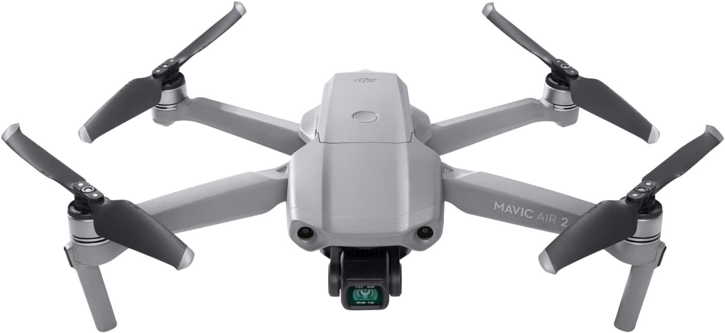 DJI Mavic Air 2 – Drone Quadcopter UAV with 48MP Camera 4K Video 8K Hyperlapse 1/2″ CMOS Sensor 3-Axis Gimbal 34min Flight Time ActiveTrack 3.0 Ocusync 2.0, Gray