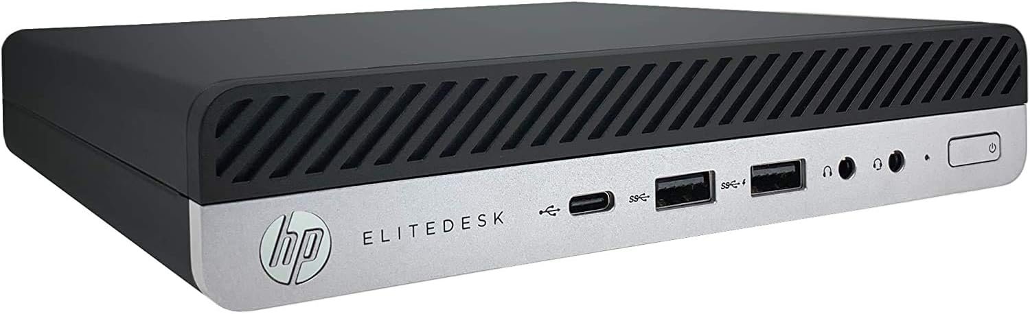 HP EliteDesk 800 G5 Mini – 9th Gen Intel Core i5-9500T 6-Core up to 3.70 GHz, 16GB DDR4 Memory, 256GB NVMe SSD, WiFi-6, Bluetooth 5.0, Intel UHD Graphics 630, windows 11 Pro (Renewed)