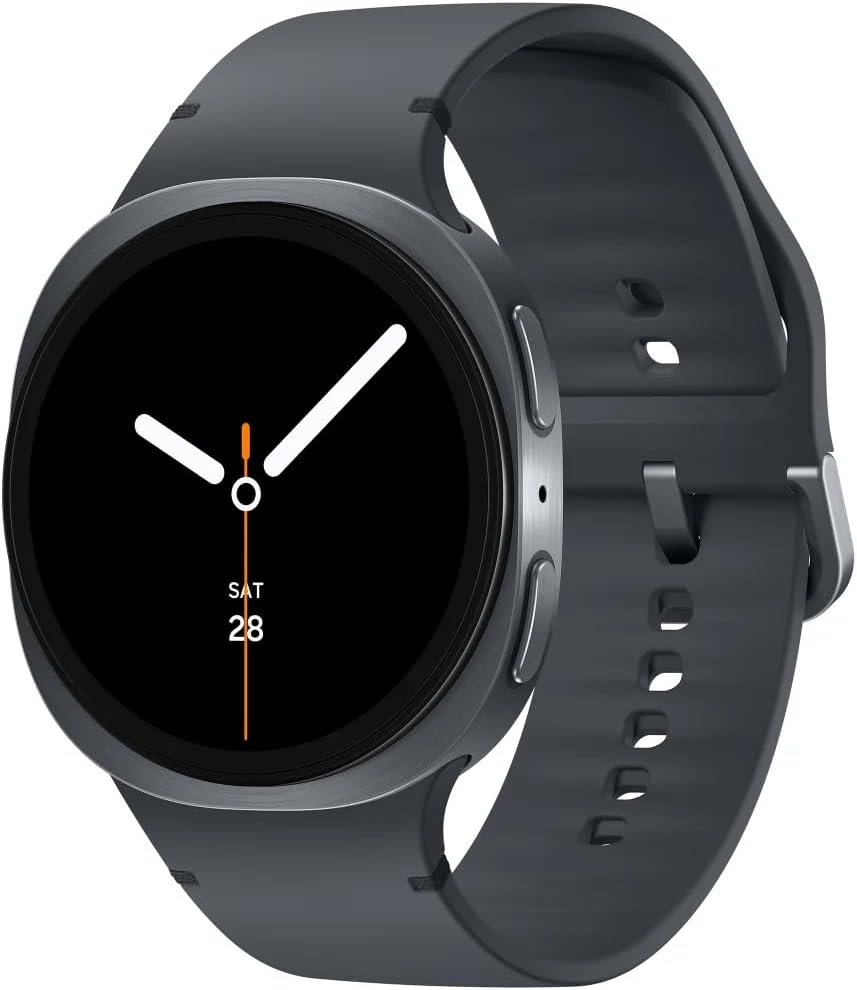 Samsung Galaxy Watch 8, 44mm Bluetooth Smartwatch, Fitness Tracker, Sleep Coaching, Running Coach, Energy Score, Heart Rate Tracking, Graphite SM-L330NDACXAA 2025 Model (Renewed)