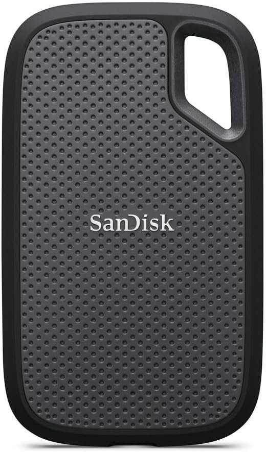 SanDisk 2TB Extreme Portable SSD – Up to 1000MB/s, backups on Compatible iPhone, iPad, and MacBook Devices – External Solid State Drive – SDSSDE62-2T00-G25 (Renewed)