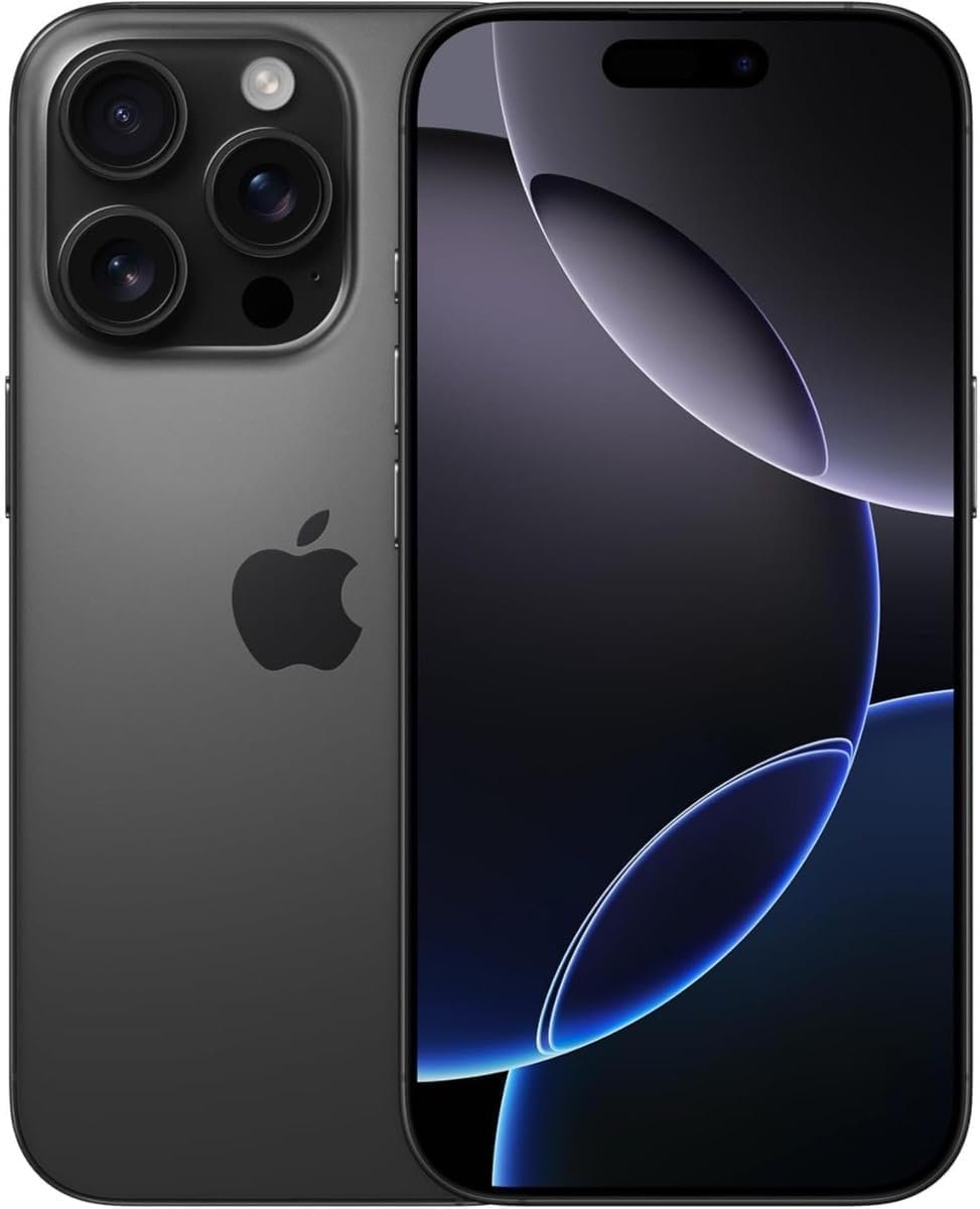Apple iPhone 16 Pro Max, US Version, 256GB, Black Titanium for AT&T (Renewed Premium)