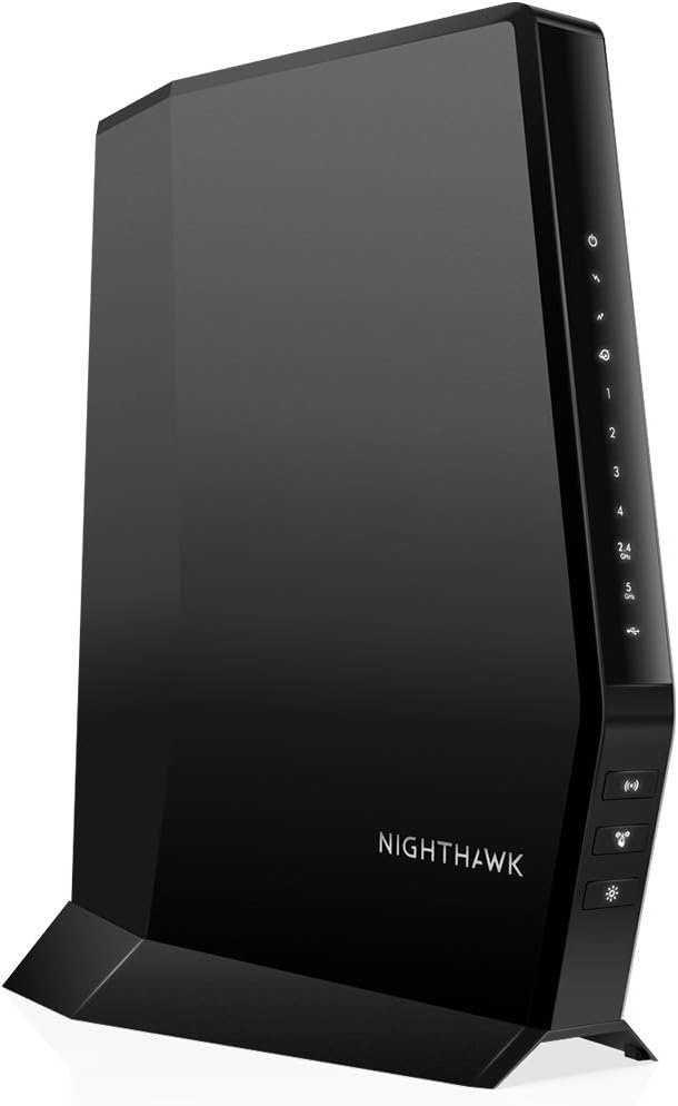 NETGEAR Nighthawk Modem Router Combo (CAX30) DOCSIS 3.1 Cable Modem and WiFi 6 Router – AX2700 2.7 Gbps – Compatible with Xfinity, Spectrum, Cox, and More – Gigabit Wireless Internet