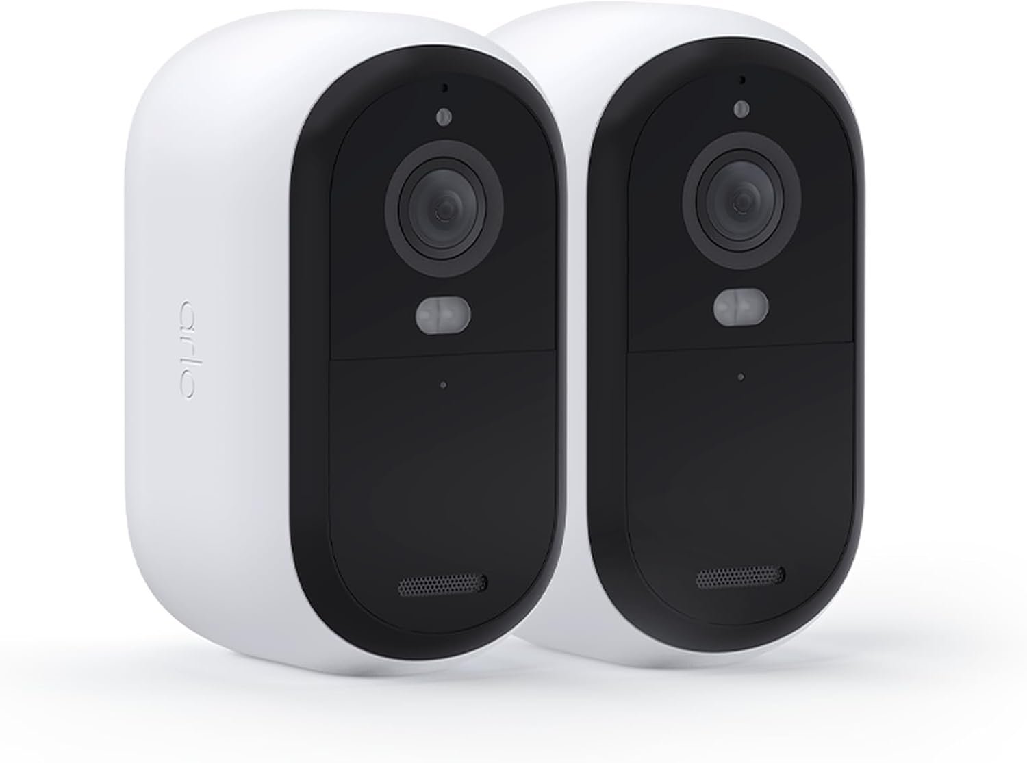 Arlo Essential Security Wireless 2K Camera with Spotlight, Indoor/Outdoor, 2nd Gen, 2-Way Audio, Color Night Vision, Motion Activation, Real Time Notifications, White, VMC3250, 2-Pack (Renewed)