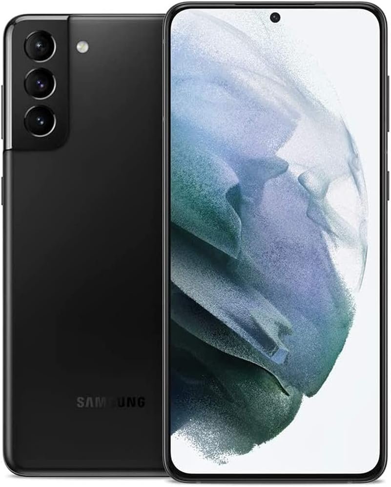 SAMSUNG Galaxy S21+ Plus 5G, US Version, 128GB, Phantom Black – Unlocked (Renewed)