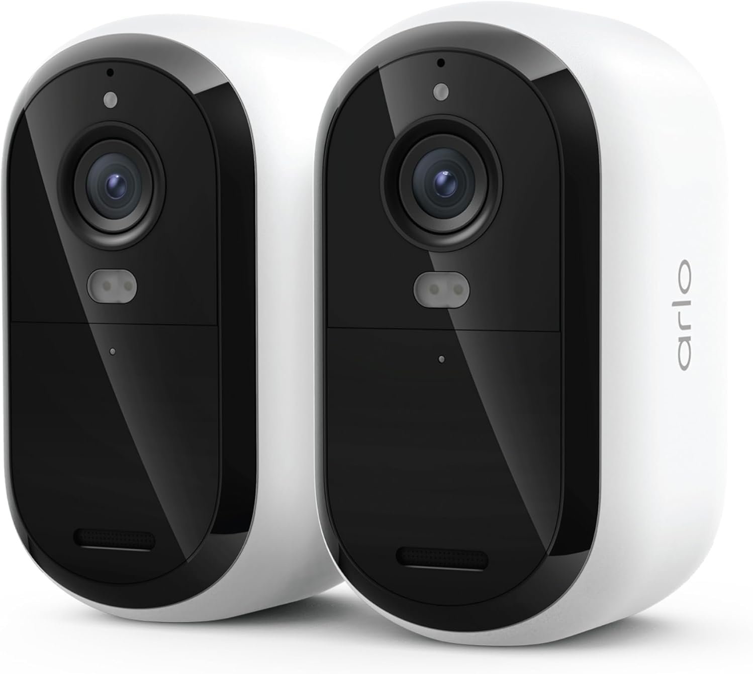 Security Cameras Wireless Outdoor – Arlo Essential Battery 2K (3rd Gen, Latest Version), Color Night Vision, Two-Way Audio, Home Security, Person/Package/Vehicle/Animal Detection, White – 2-Pack