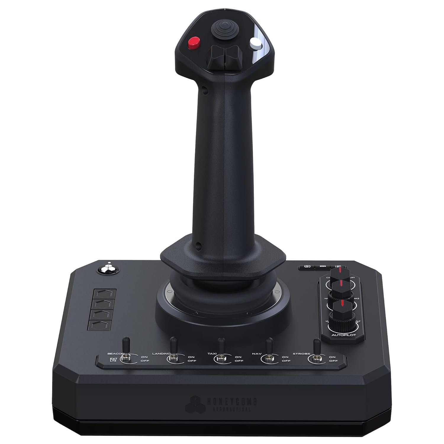 Honeycomb Foxtrot Aviation Stick – flight stick for flight simulation, premium gimbal mechanism, 16bit Hall Effect Sensors, ambidextrous design, compatible with MSFS 2024/2020 for PC & Mac [video game] [video game]