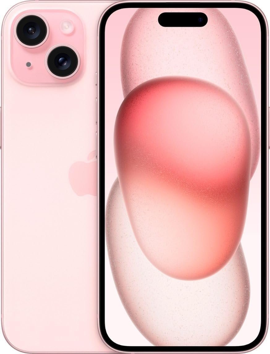 Apple iPhone 15 Plus, 128GB, Pink – Locked to T-Mobile (Renewed)