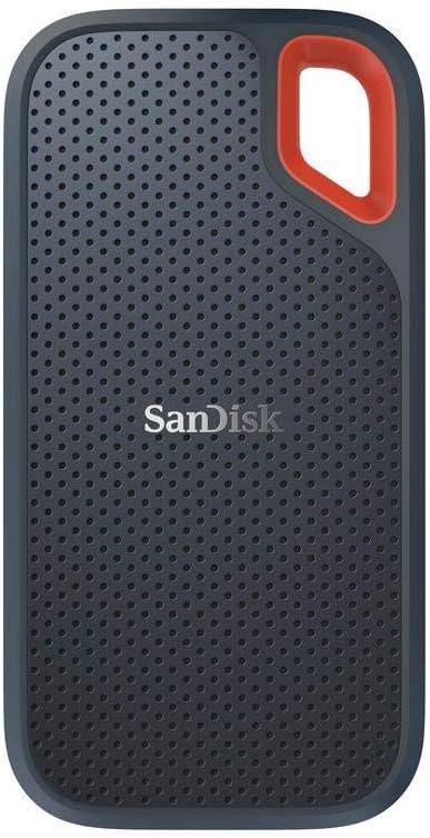 SanDisk 500GB Extreme Portable External SSD – Up to 550MB/s – USB-C, USB 3.1 – SDSSDE60-500G-G25