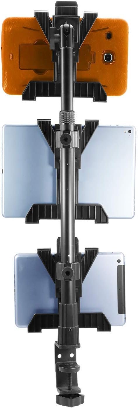 iBOLT Tablet Tower- Point of Purchase/POS Clamp Mount – with 3 TabDock Holders Perfect for Multiple delivery Applications (DoorDash, Uber eats, Postmates, etc.) Fits 7 to 10 inch Tablets