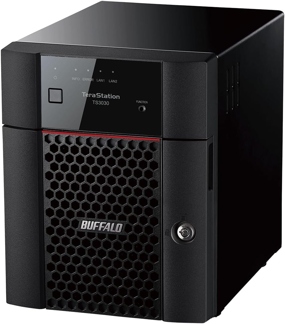 BUFFALO TeraStation Essentials 2025 4-Bay Value Desktop NAS 32TB (4x8TB) with Hard Drives Included