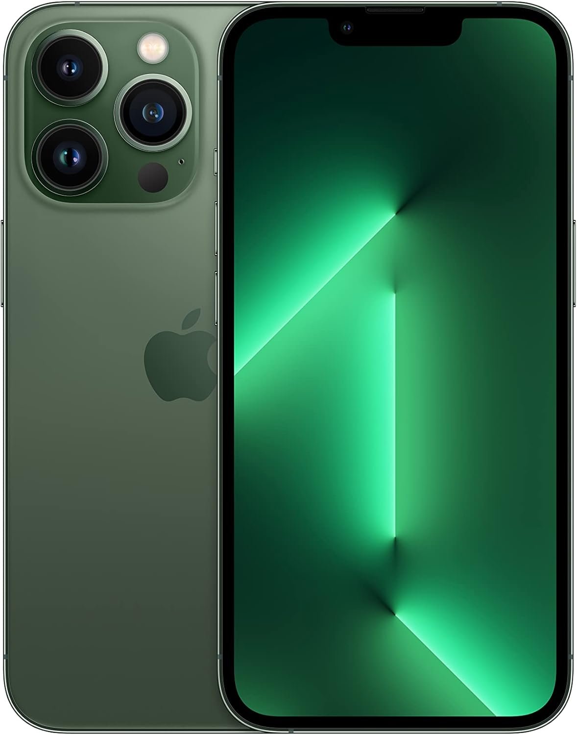 Apple iPhone 13 Pro, 128GB, Alpine Green – Unlocked (Renewed)