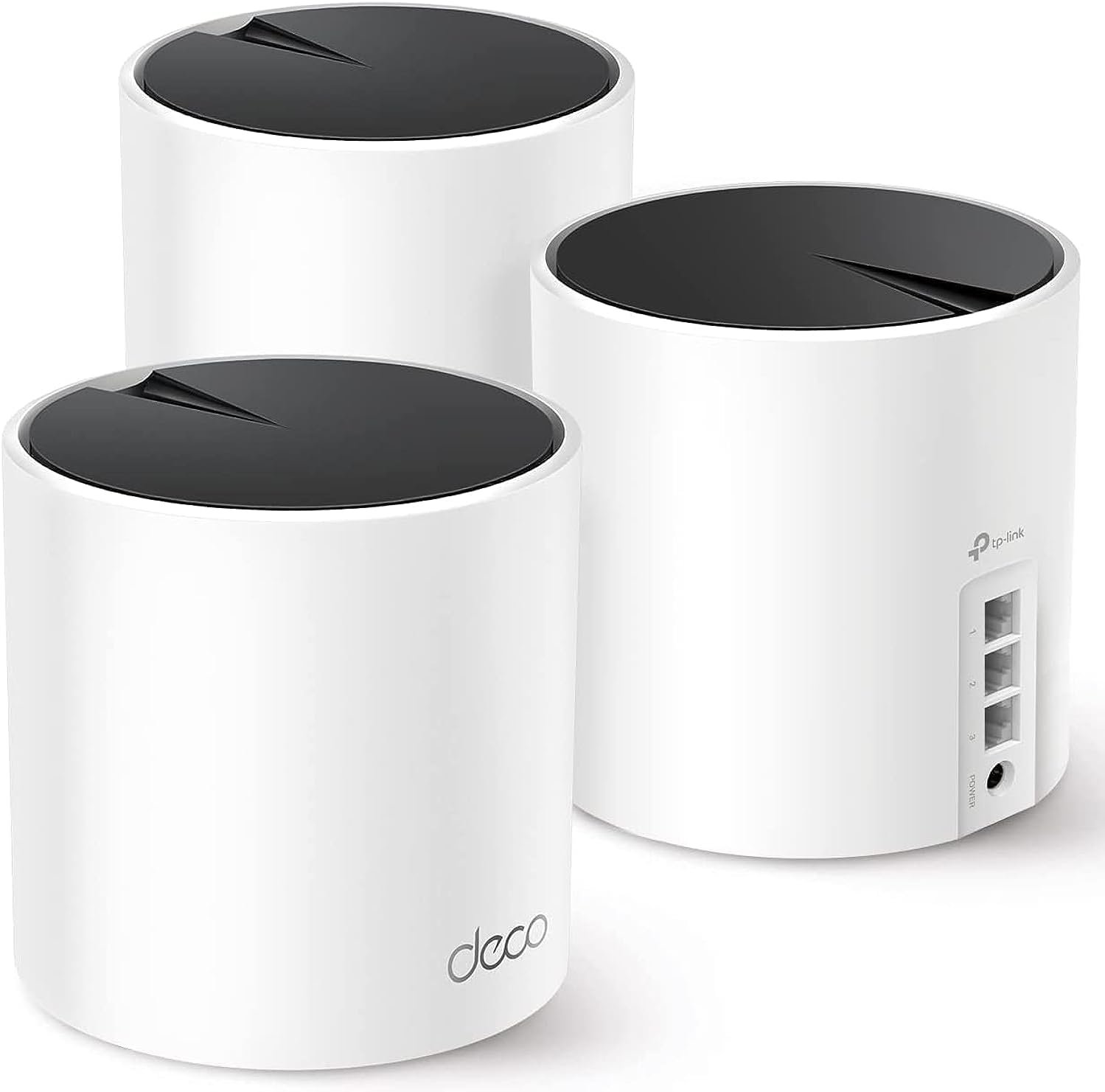 TP-Link Deco X55 AX3000 WiFi 6 Mesh System – Covers up to 6500 Sq.Ft, Replaces Wireless Router and Extender, 3 Gigabit Ports per Unit, Supports Ethernet Backhaul, Deco X55(3-Pack)