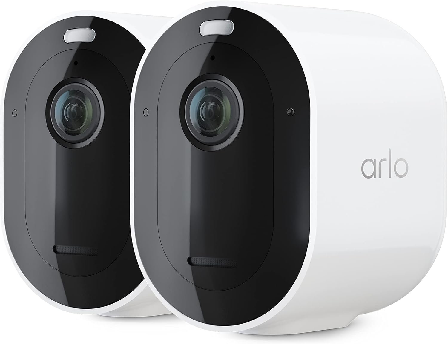 Arlo Pro 5S Spotlight Security Camera 2K HDR | Outdoor | Wireless | Dual-Band Wi-Fi Connects to Strongest Network|12X Zoom, 2-Way Audio, Color Night Vision,Live Stream(White, 2 Cameras) (Renewed)