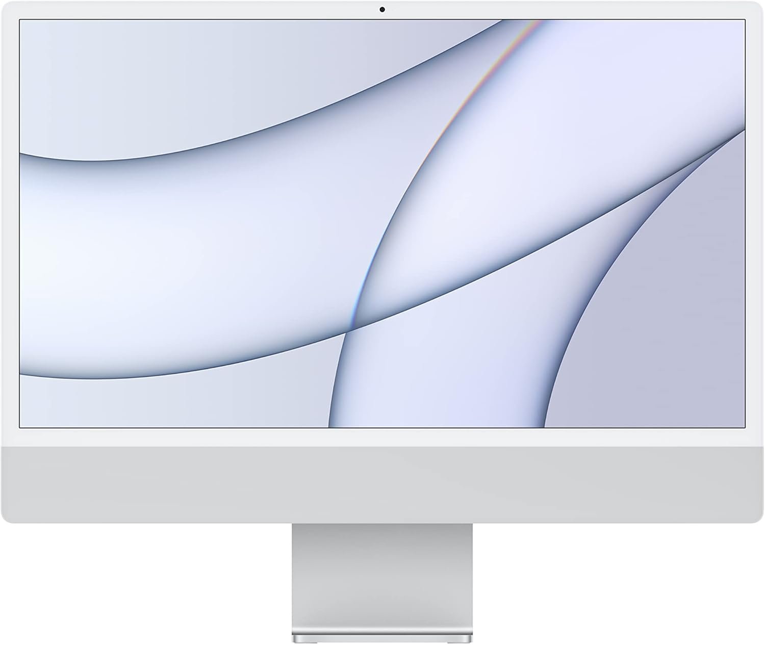 Apple 2021 iMac All in one Desktop Computer with M1 chip: 8-core CPU, 7-core GPU, 24-inch Retina Display, 8GB RAM, 256GB SSD Storage, Matching Accessories. Works with iPhone/iPad; Silver