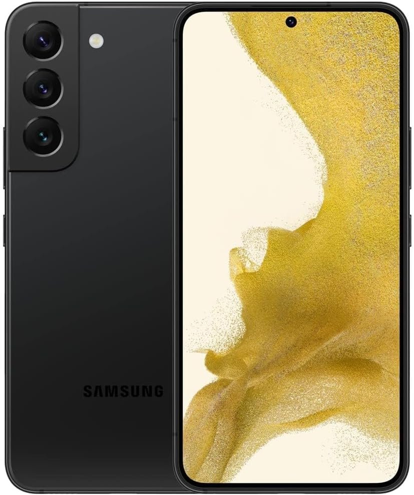 Samsung Galaxy S22 5G, 128GB, Phantom Black – Unlocked (Renewed)