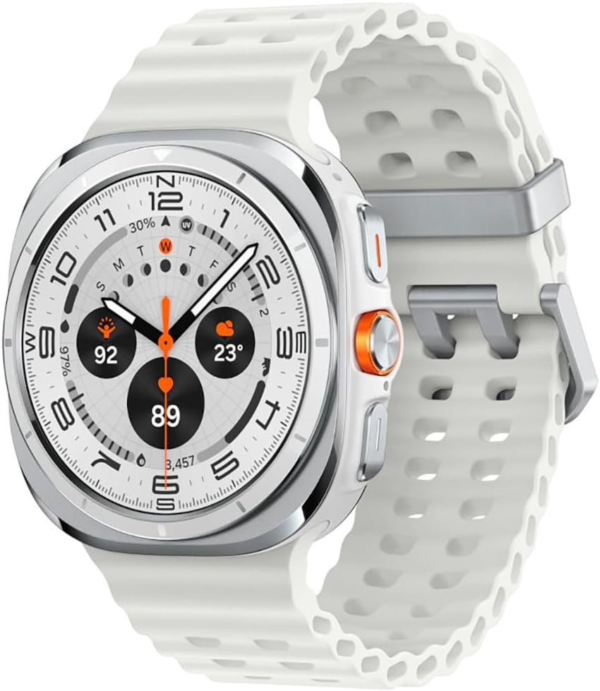 Samsung Galaxy LTE (2025) Ultra Smart Watch, 47mm Case Size, White