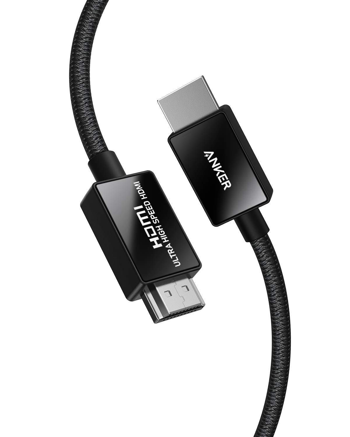 Anker HDMI 2.1 Cable 8K@60Hz, 6.6ft(2m) Ultra High Speed 48Gbps, 4K@120Hz, Ultra HD, HDMI Cable Support Dynamic HDR,eARC,Dolby Atmos,Compatible with PlayStation 5,Xbox Series X,Samsung TVs