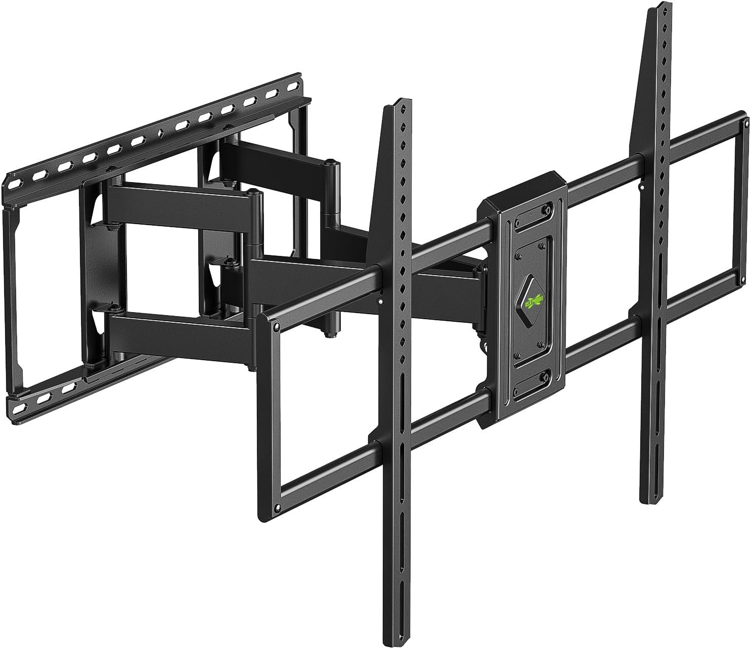 USX MOUNT Heavy Duty Full Motion TV Wall Mount for 60-120 Inch TVs, Holds 220lbs, 28″ Extension Wall Bracket, Preassembled TV Mount for 65″ 75″ 85″ 90″ 98″ 100″, Max VESA 900x600mm, Fits 12-24″ Studs