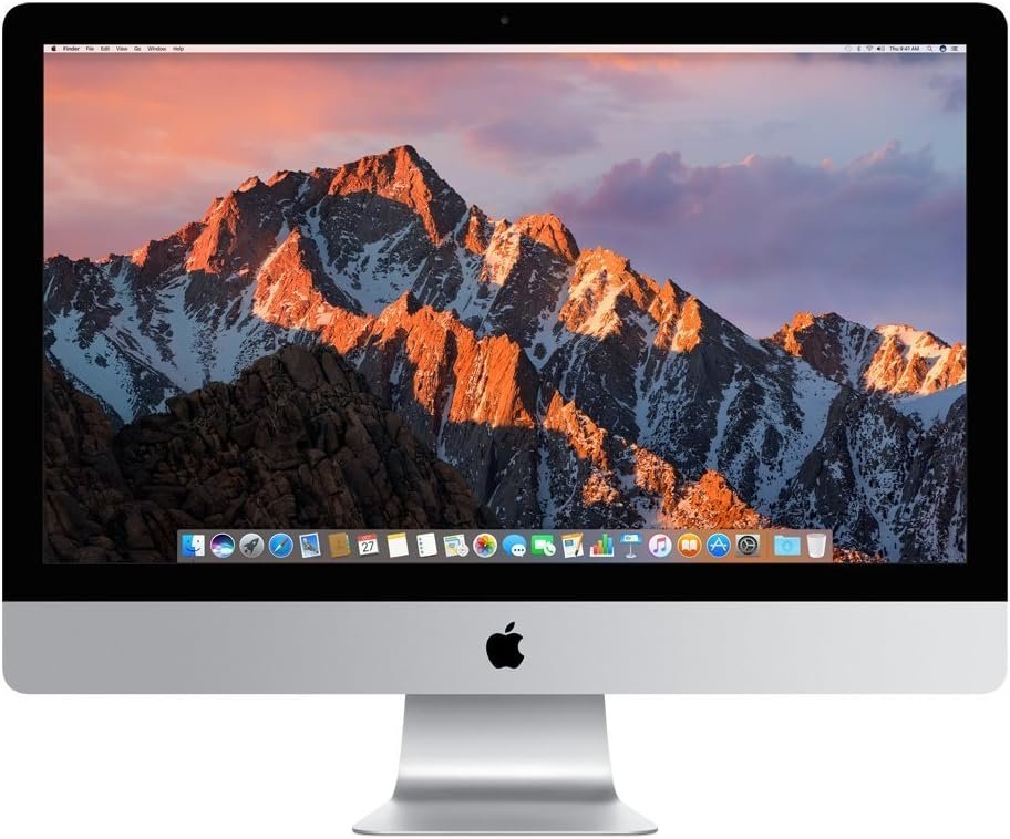 Apple iMac MNE92LL/A 27 Inch, 3.4 GHz Intel Core i5, 8GB RAM, 1TB Fusion Drive, Silver (Renewed), Mac OS