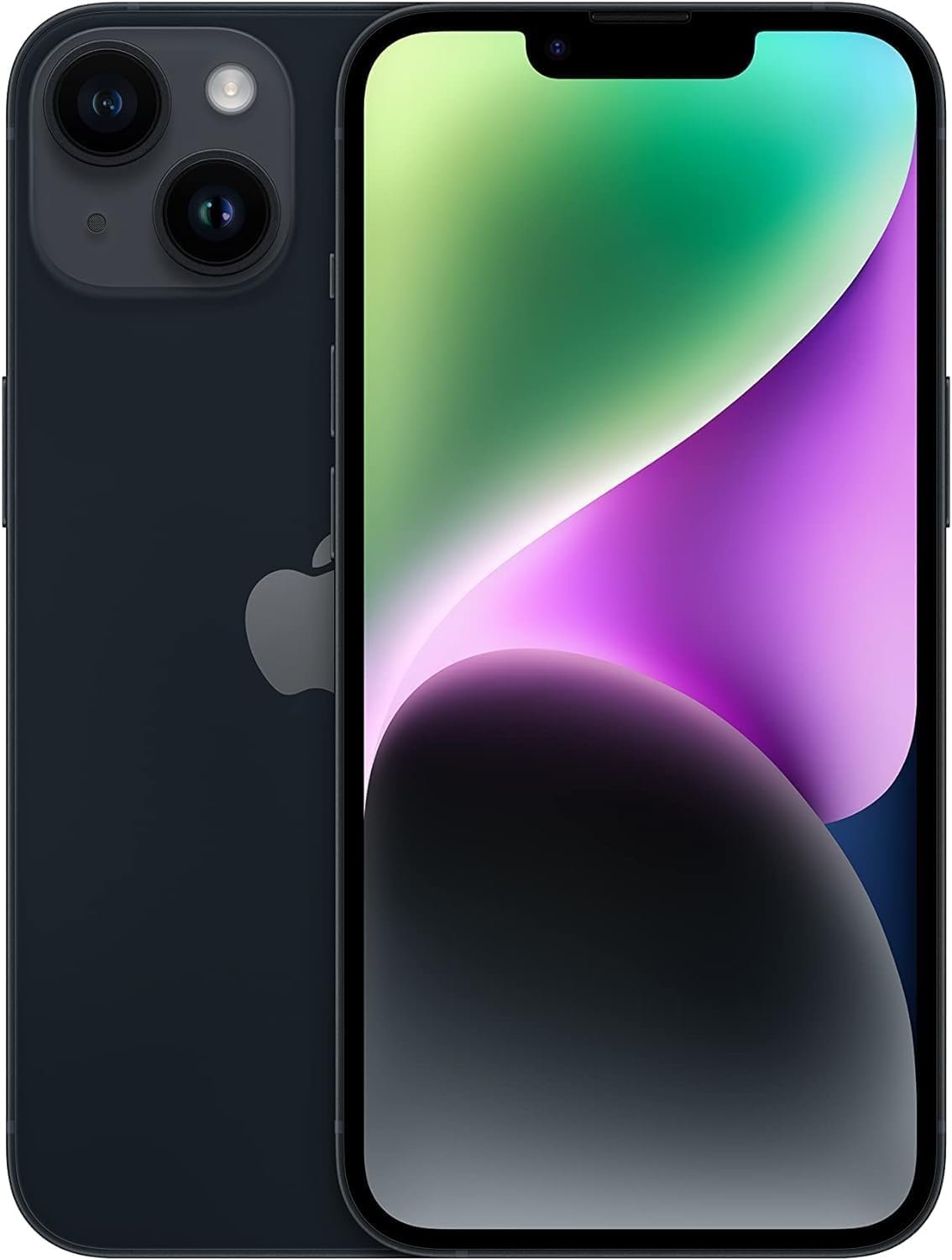 Apple iPhone 14, 128GB, Midnight for GSM Carriers (Renewed)