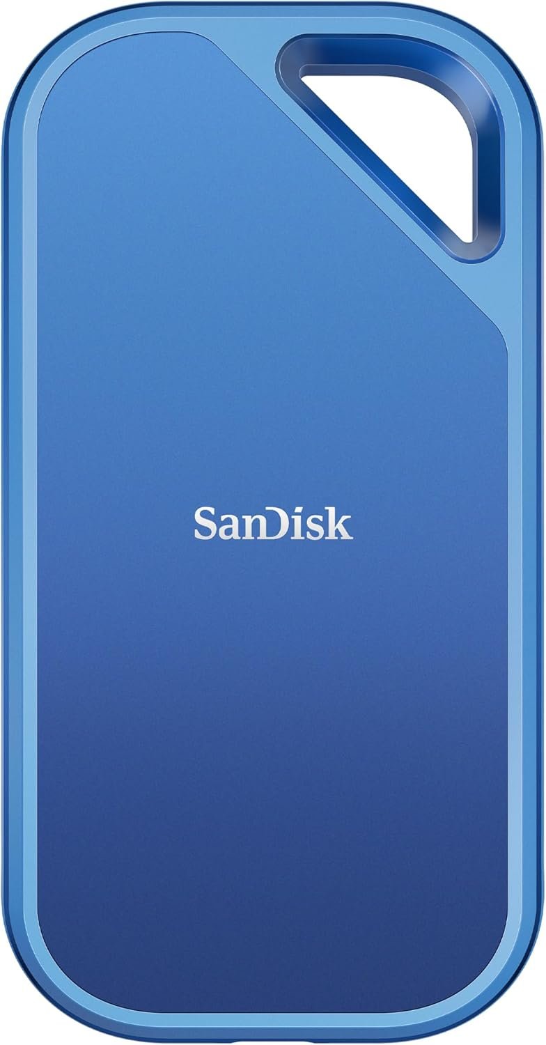 SANDISK 2TB Creator Pro Portable SSD – Up to 2000MB/s, for Laptops and Computers, USB-C, USB 3.2 Gen 2×2, IP65 Water and Dust Resistance, 1 Month of Adobe Creative Cloud Included – SDSSDE81C-2T00-G25