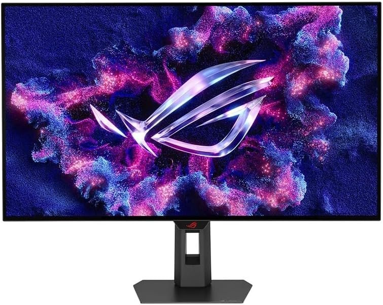 ASUS ROG Strix 32” 4K OLED Gaming Monitor (XG32UCWMG) – TrueBlack Glossy, Dual Mode(4K@240Hz, FHD@480Hz), 0.03ms, G-SYNC Compatible, Neo Proximity Sensor, USB-C, HDMI 2.1, 3 yr Warranty