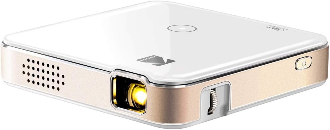 KODAK Luma 150 Ultra Mini Pocket Pico Projector – Built in Rechargeable Battery & Speaker, 1080P Support Portable Wireless LED DLP Movie & Video Travel Projector, connects to iPhone and Android