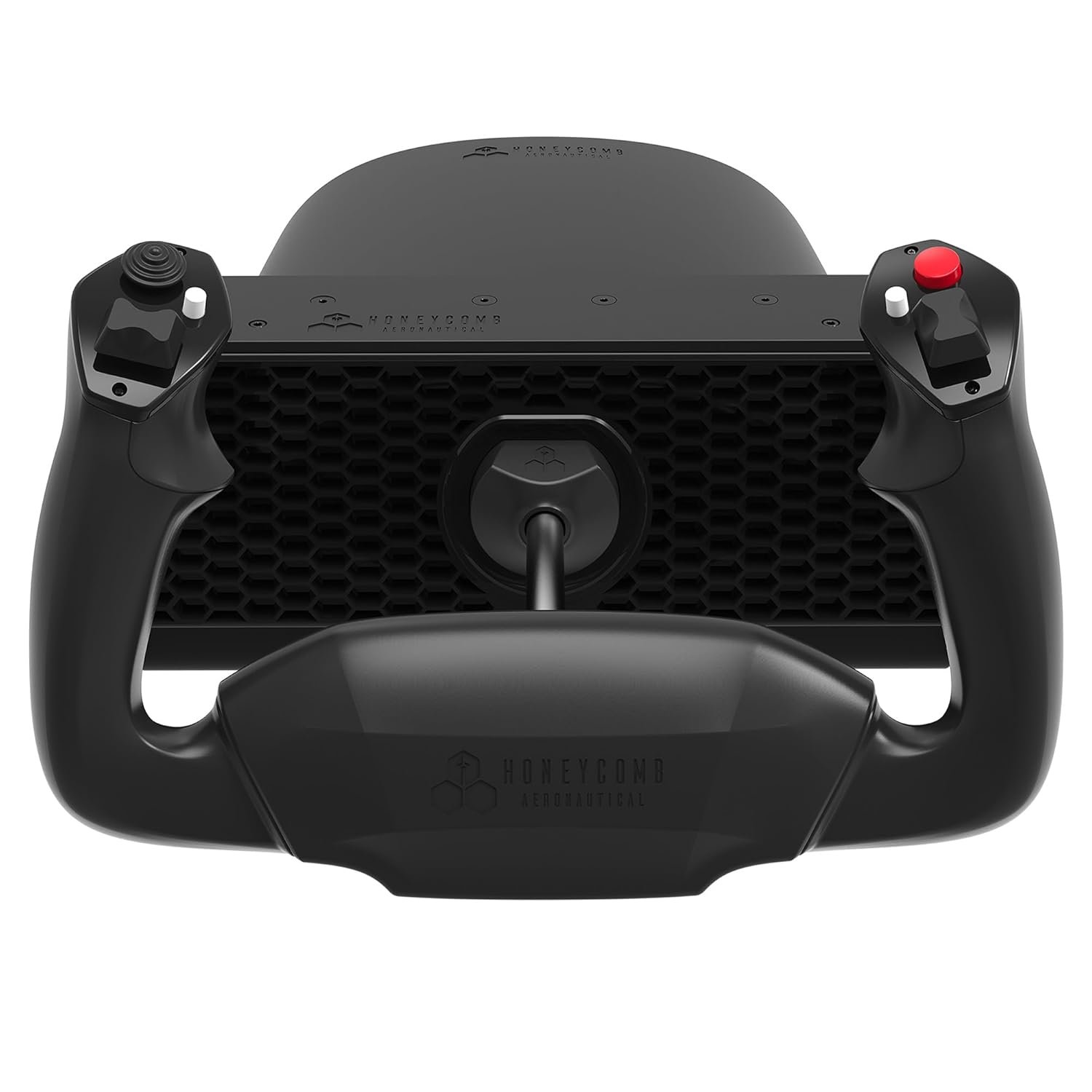 Honeycomb Alpha LITE – compact yoke for flight simulation, 180 rotation, programmable buttons, sturdy steel shaft, clear design perfect for sim beginners, plug & fly with MSFS 2024 [video game] [video game] [video game] [video game]