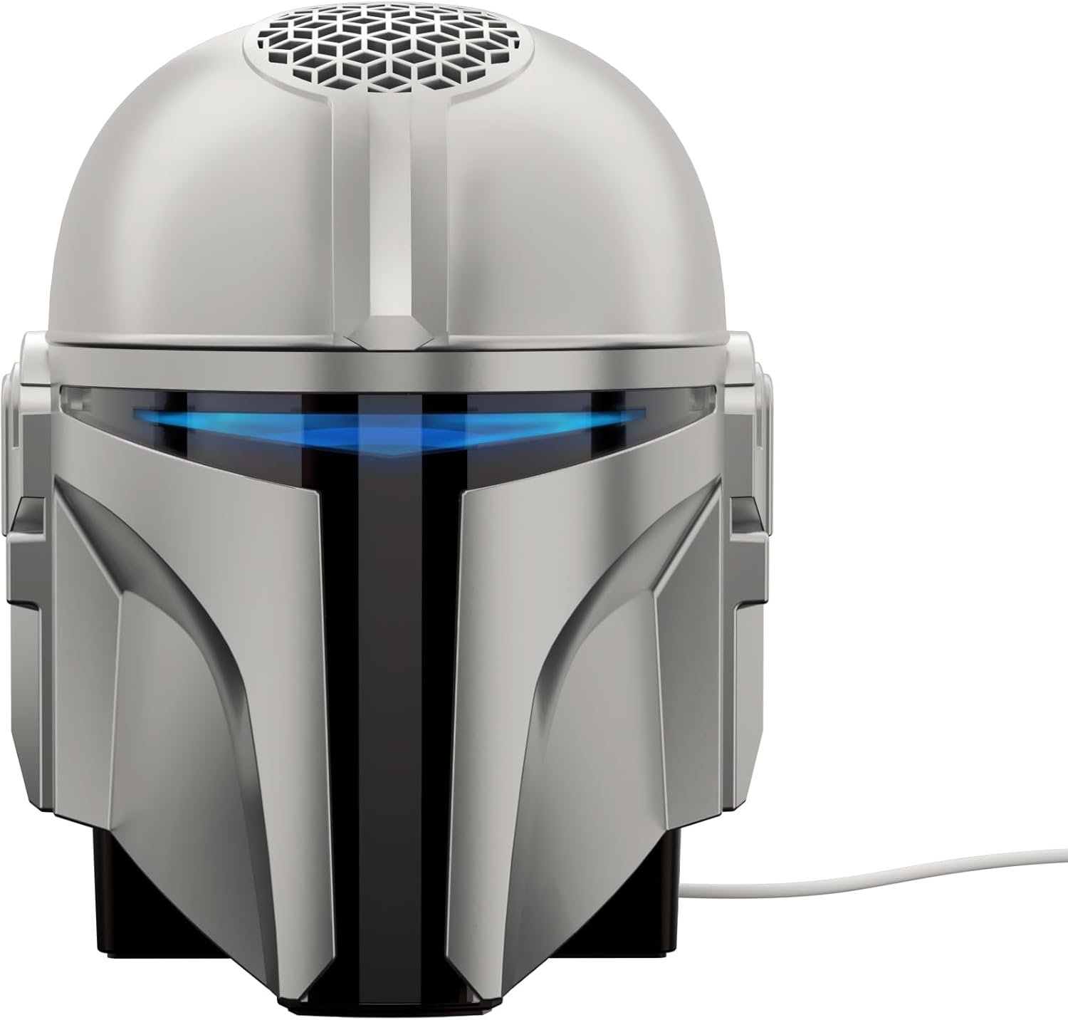 Echo Dot Star Wars Bundle: Includes Echo Dot, Charcoal and The Mandalorian Helmet Stand