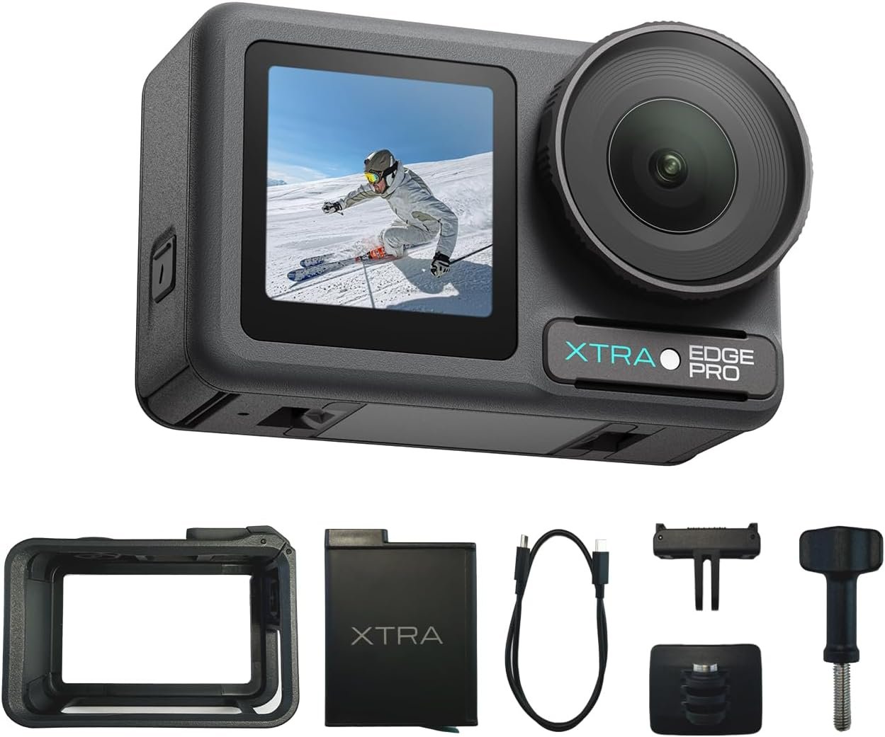 Pro Action Camera – 1/1.3″ Sensor, 65ft Waterproof, 216-Min Battery, 4K/120fps Night Video, Smart Tracking, 32x Slow Motion for Outdoor Sports Vlogging Camera