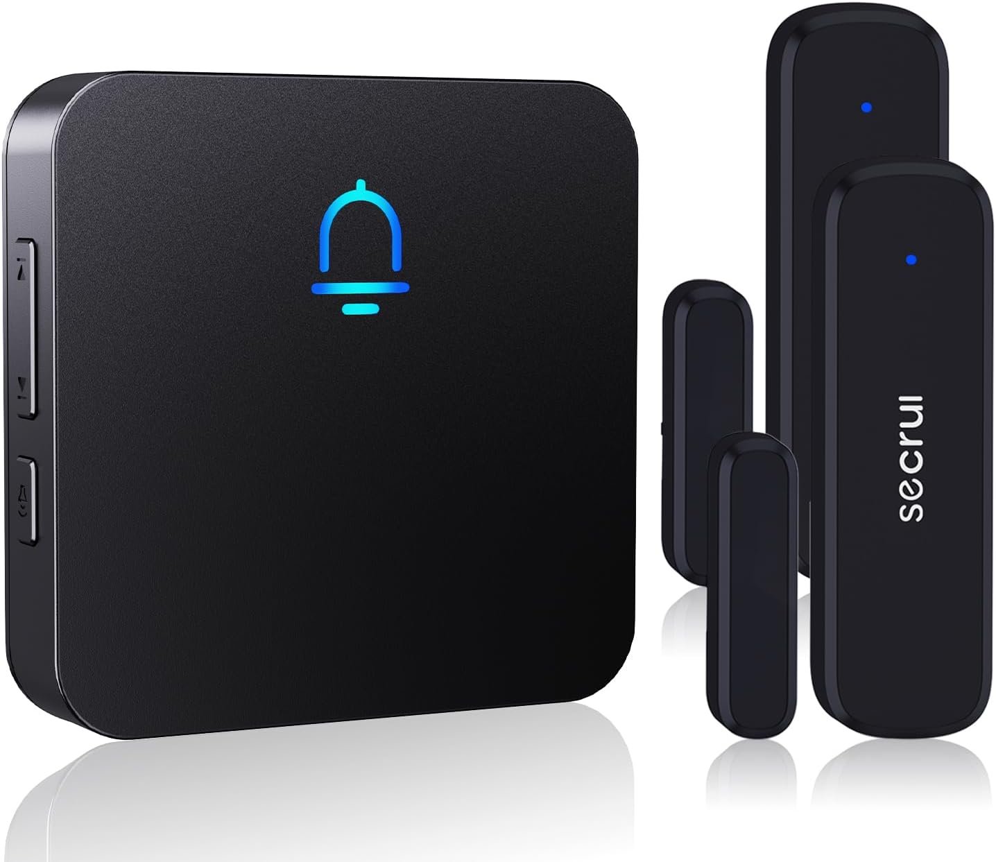 SECRUI Door Chime, Wireless Door Chimes When Door Open Entry for Business/Home/Office/Store Door Ringer Alert Buzzer Alarm Door Ringer for Opening – Door Open Alert – 2 sensors