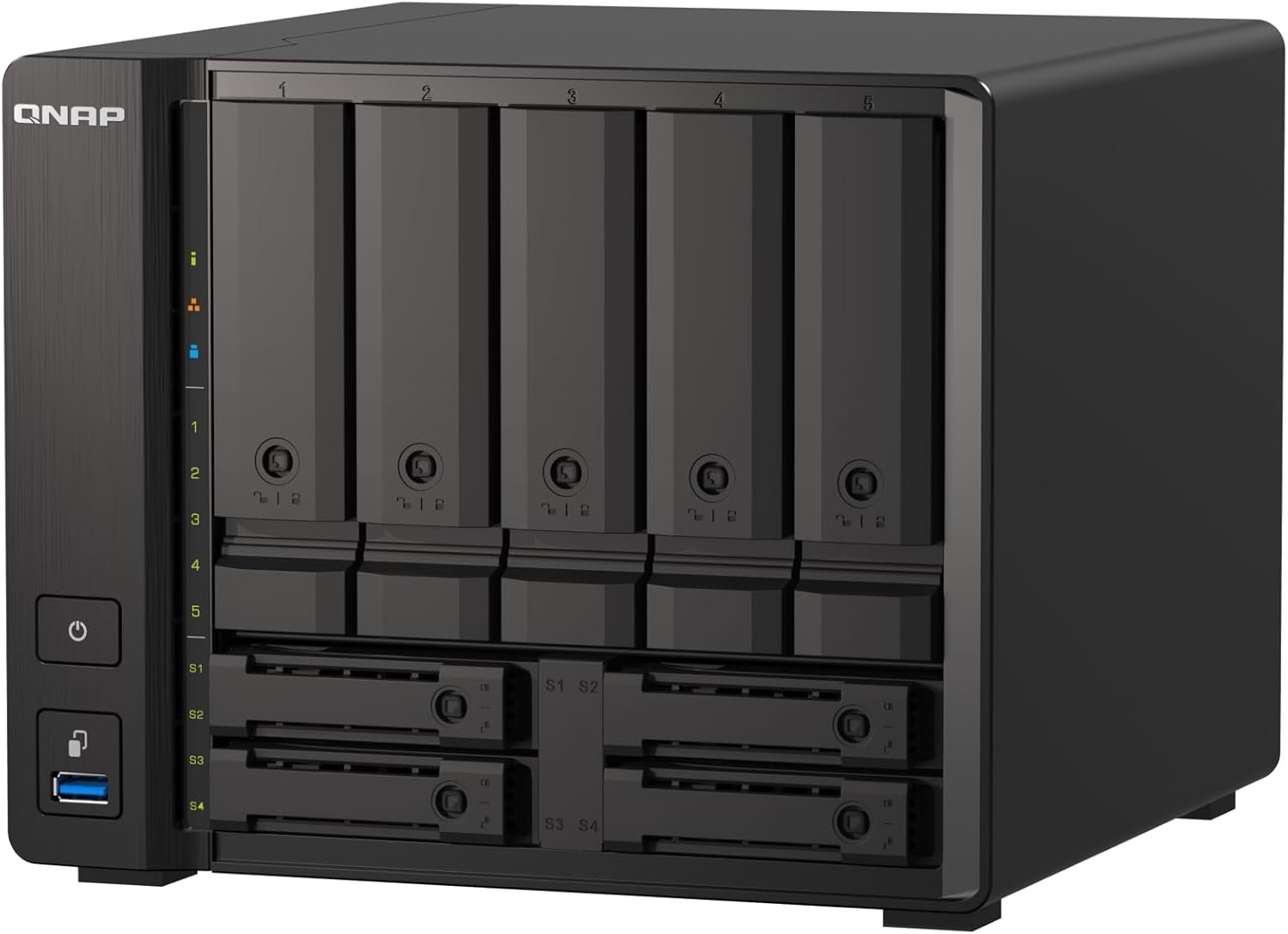 QNAP TS-h973AX-32G 9-Bay QuTS Hero NAS with 10GbE/2.5GbE Connectivity