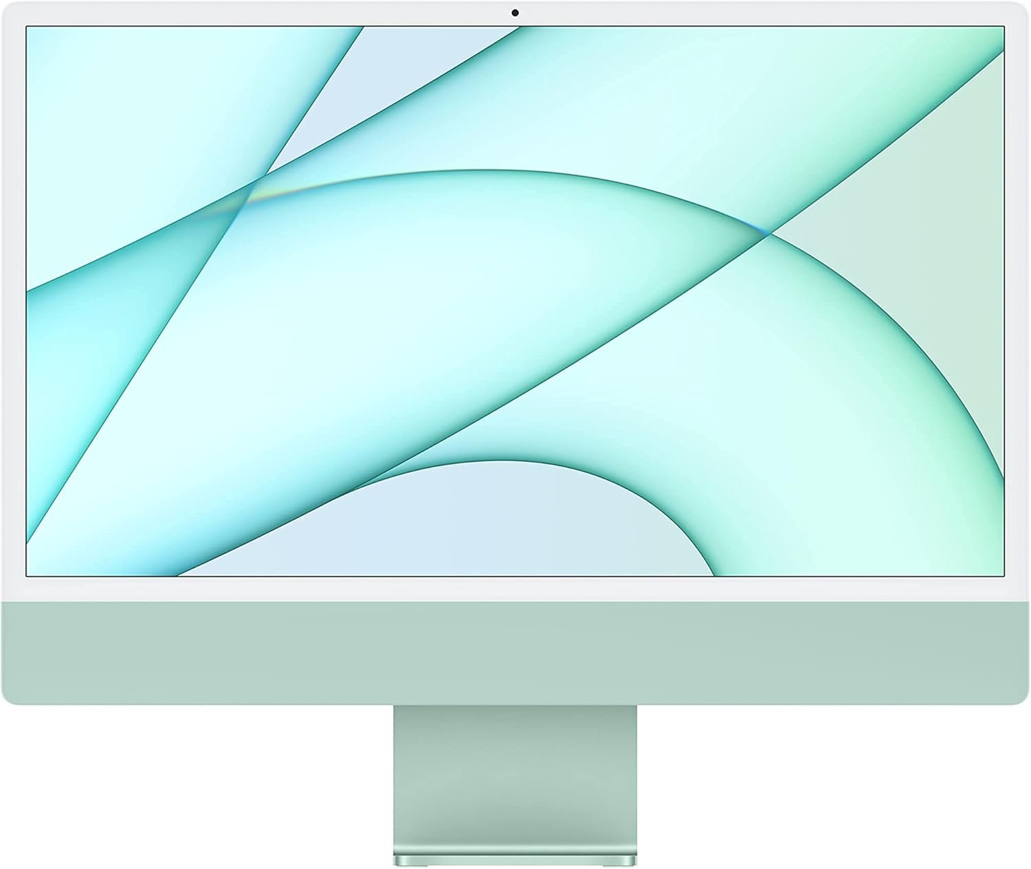 2021 Apple iMac with Apple M1 Chip with 8-core CPU (24-inch, 8GB RAM, 256GB SSD Storage) (QWERTZ English) Green (Renewed)