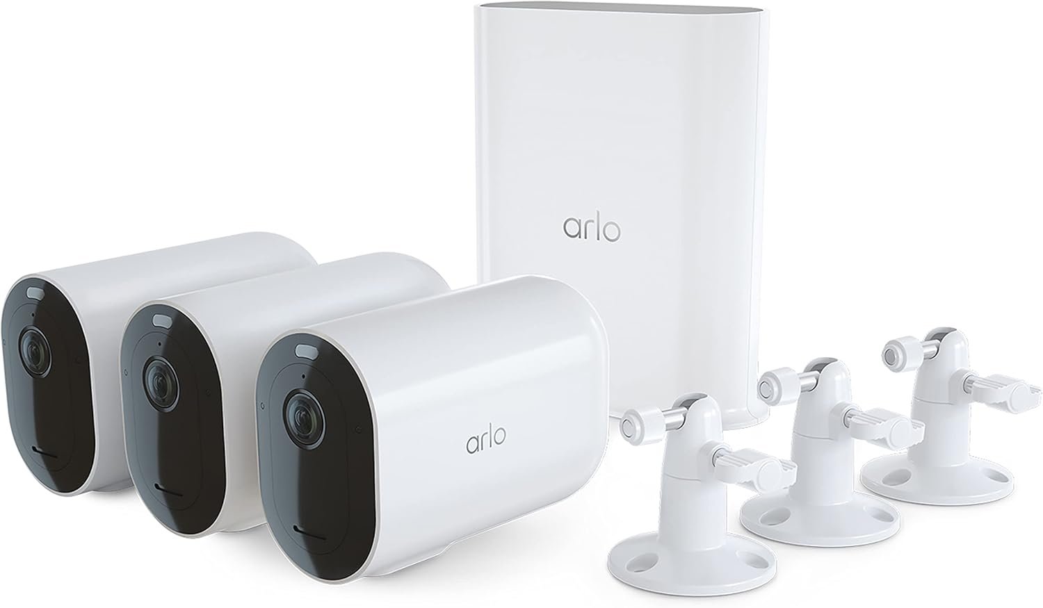 Arlo Pro XL Security Camera 2K HDR (5th Gen, 2022 Release) + SmartHub – Wireless Outdoor Camera, 2X Longer Rechargeable Removeable Battery, AI Event Captions, 1-Mo. Trial of Secure Plan