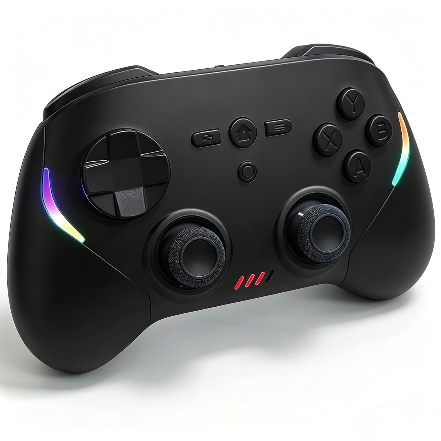 Wireless Gaming Controller for Android/iPhone/iPad/iOS/Tablet/Windows PC/Switch 2, Bluetooth Mobile Phone Gamepad with Hall Joysticks/Hall Triggers/RGB Lights/Vibration/Six-Axis Gyro/Xbox Cloud Game