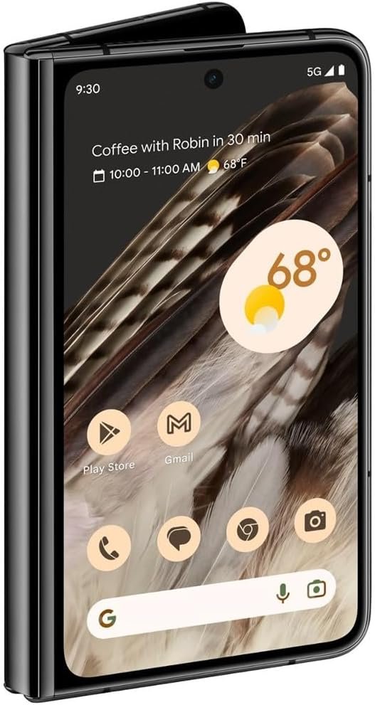 Google Pixel Fold, 256GB, Obsidian – Unlocked (Renewed)