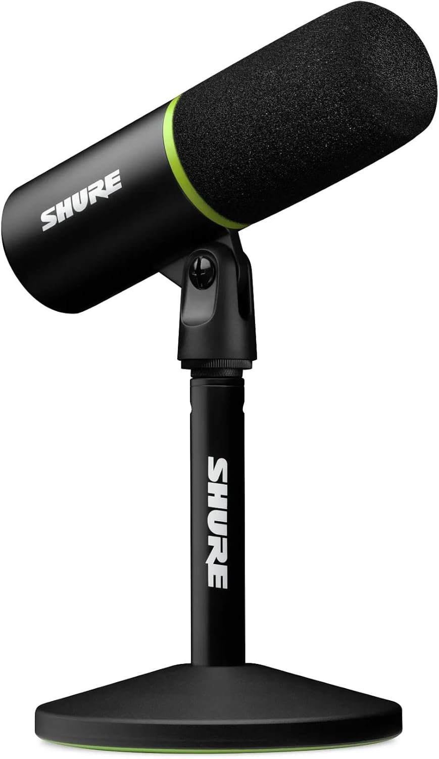 Shure MV6 USB Gaming Microphone for Streaming, Podcasting & Recording – Dynamic USB-C Mic with Voice Isolation, Auto Level Mode, DSP Audio Control & Headphone Monitoring, Black